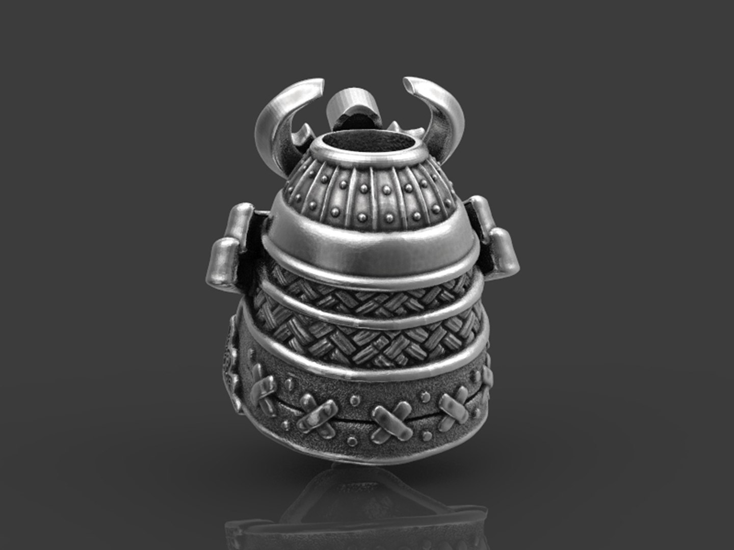 3D Samurai Head Bead model https://p.turbosquid.com/ts-thumb/dO/nWFazK/ml/untitled.6783/jpg/1667371293/1920x1080/fit_q87/b1eb33e08a8dd09d73149e77f409b33fd2671d47/untitled.6783.jpg