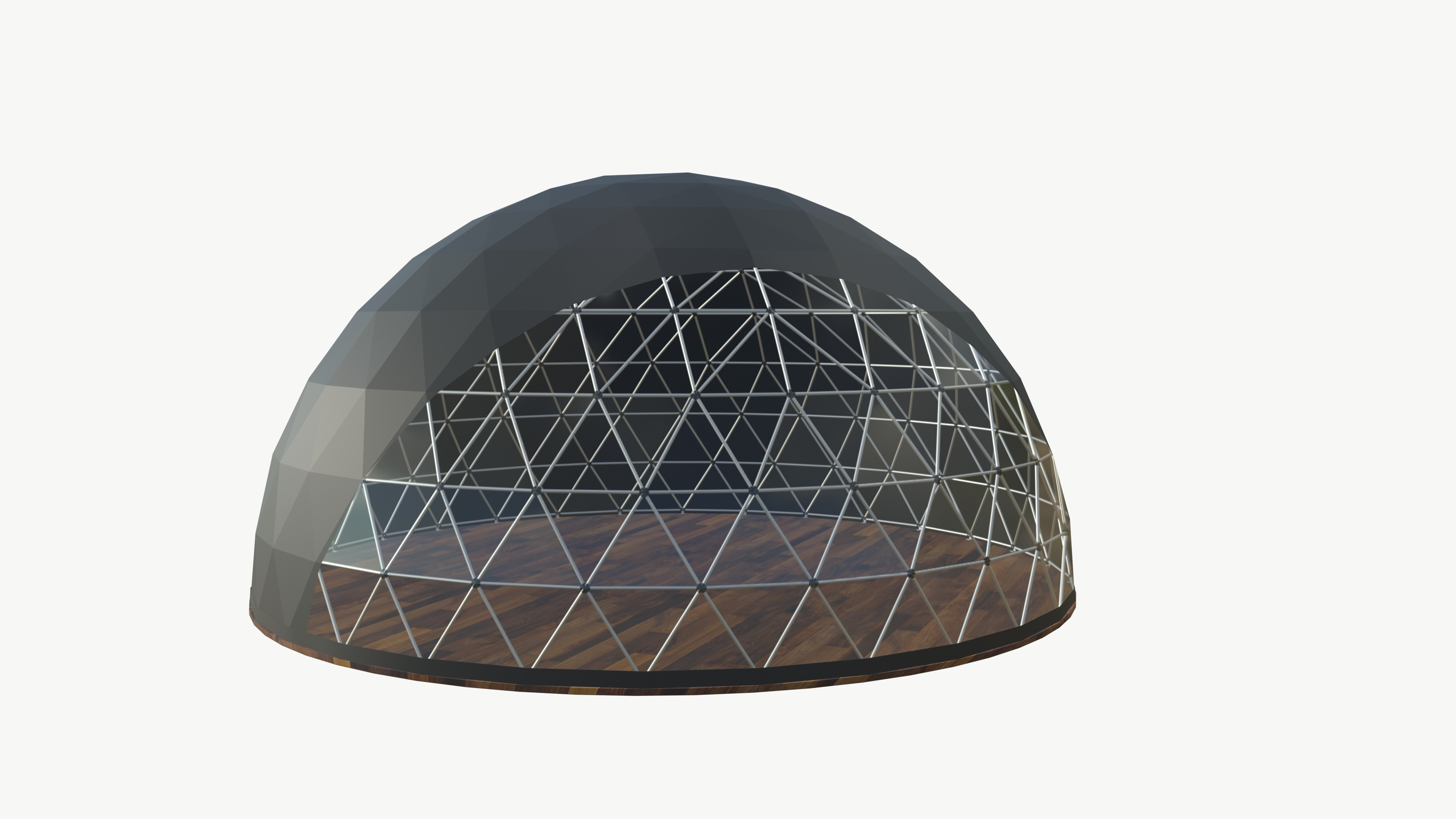 modelo 3d Domo geodésico V6 - TurboSquid 2145244
