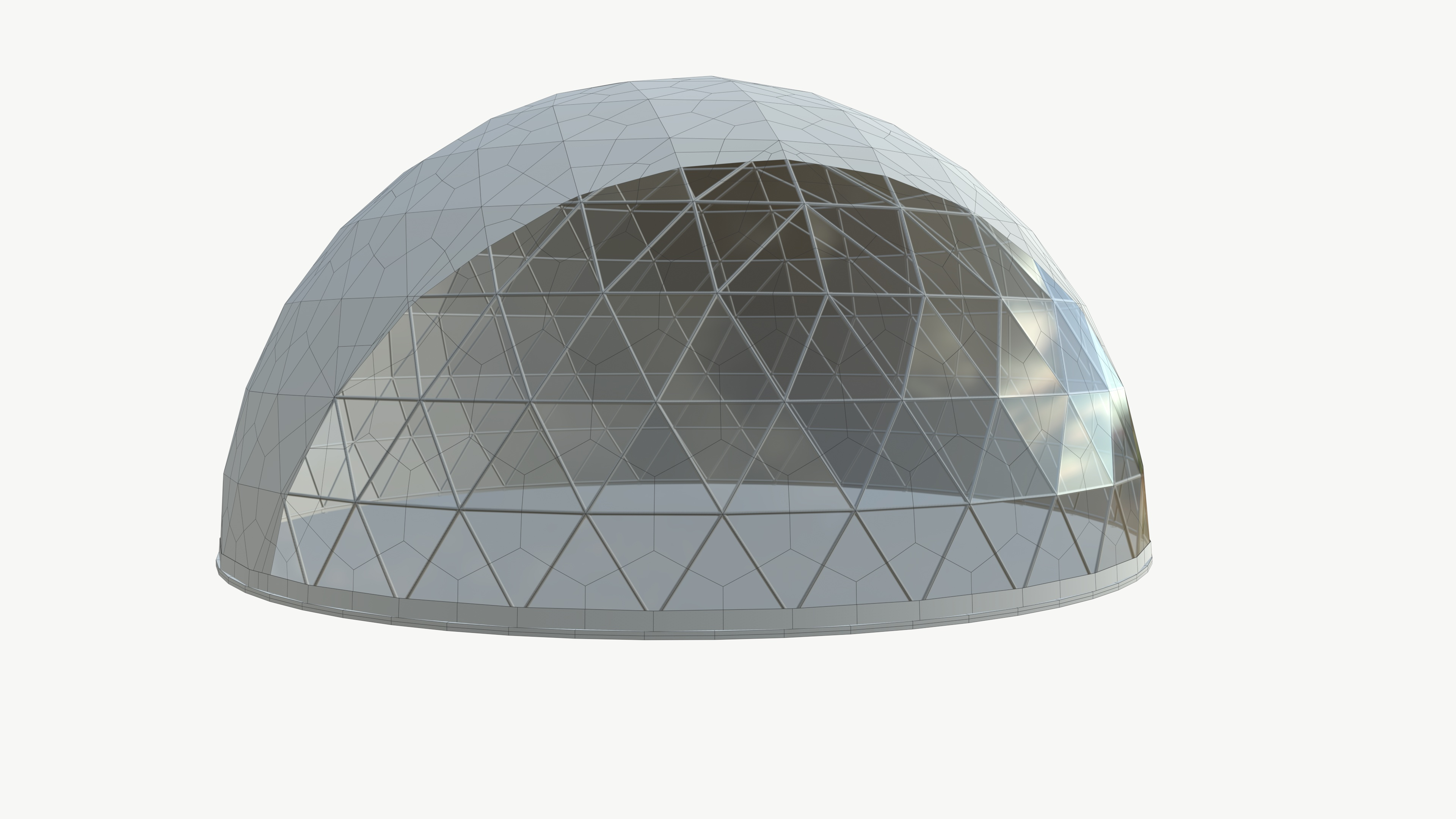 modelo 3d Domo geodésico V6 - TurboSquid 2145244