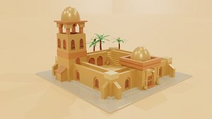 3D model Arab indian desert house 3D model
