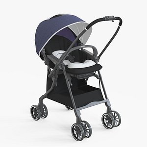 Combi Baby stroller 3D