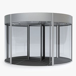 3ds max revolving door
