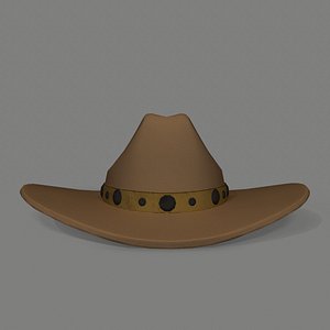 cowboy hat 3D model