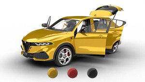 Alfa Romeo Tonale TI 2026 HQ 3d model 3D model