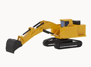 3D Excavator Mining E4000 Simplified