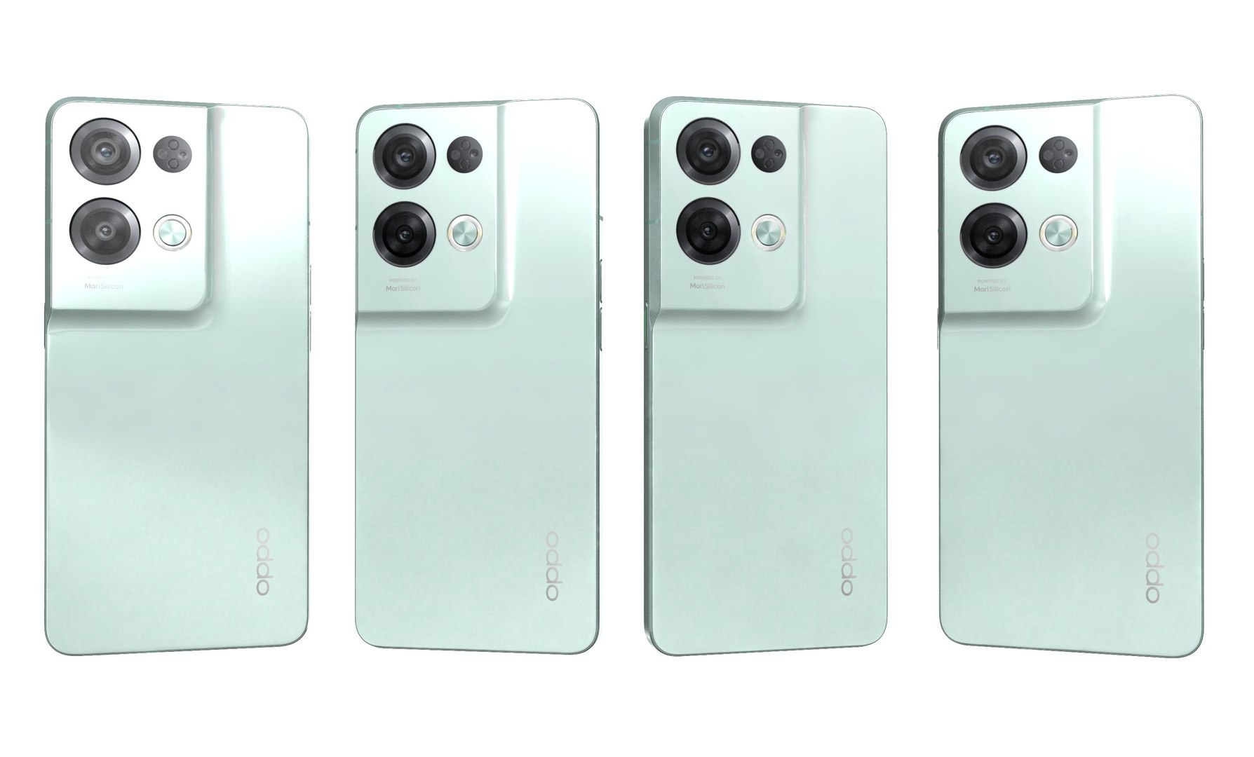 3D Oppo Reno 8 Pro Mint model - TurboSquid 1991896