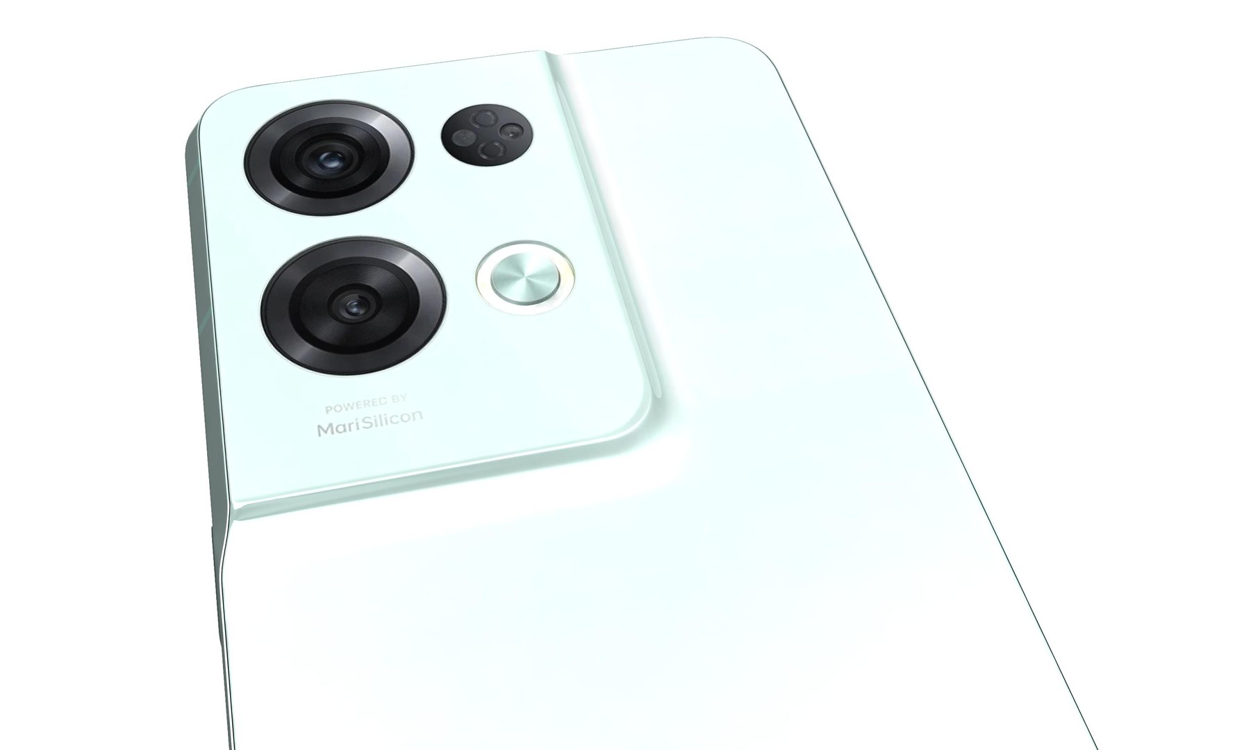 3D Oppo Reno 8 Pro Mint model - TurboSquid 1991896