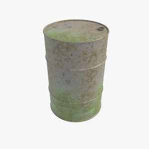 Metal Rust Barrel