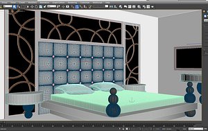3D bedroom model