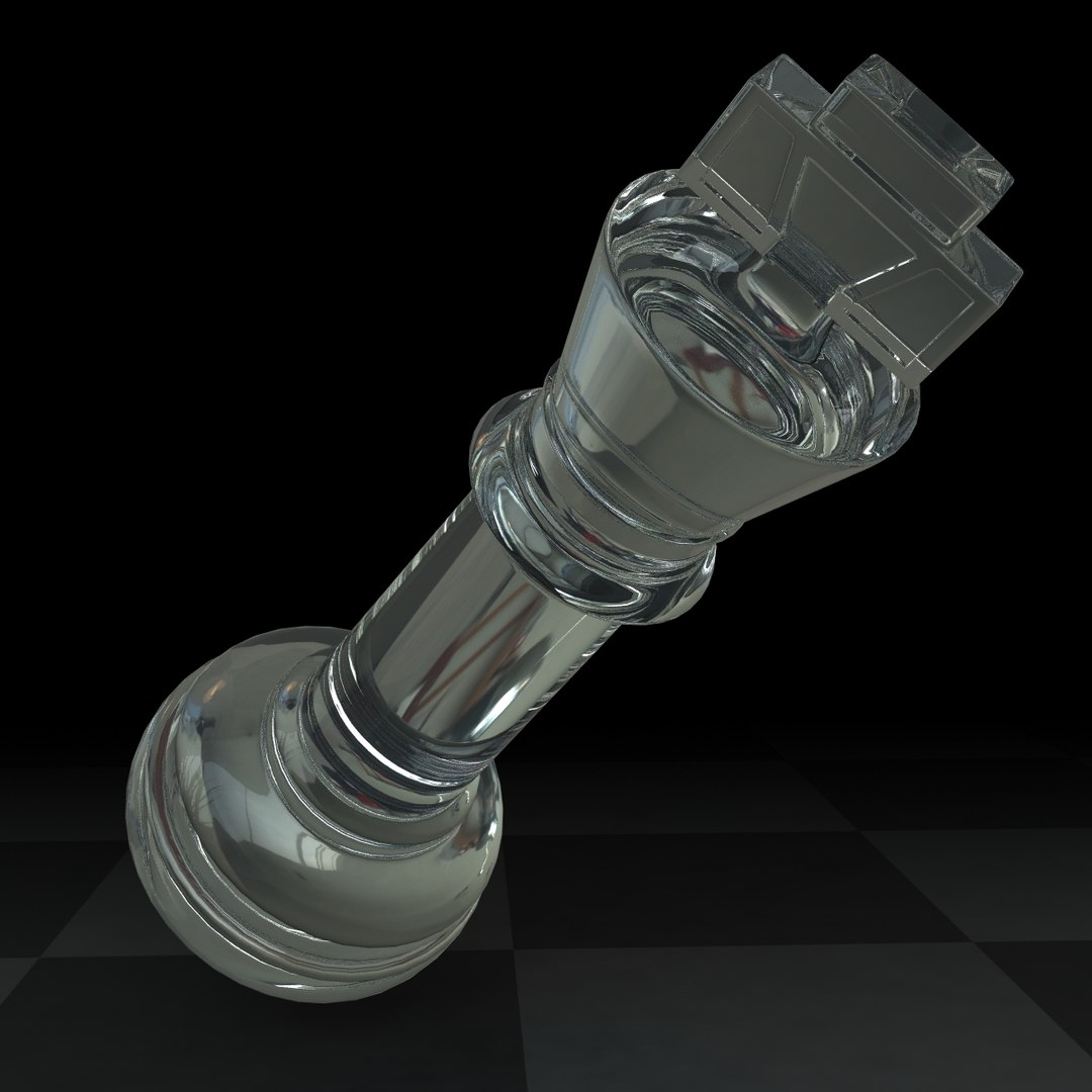 Glass Chess Set - 3D Model by dcbittorf