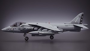USMC AV-8B Super-Harrier II 3D