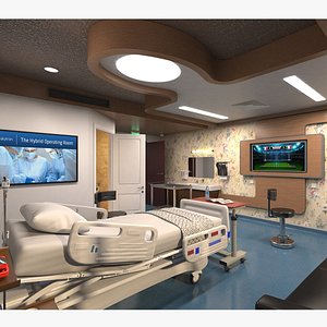 3D Hospital Room