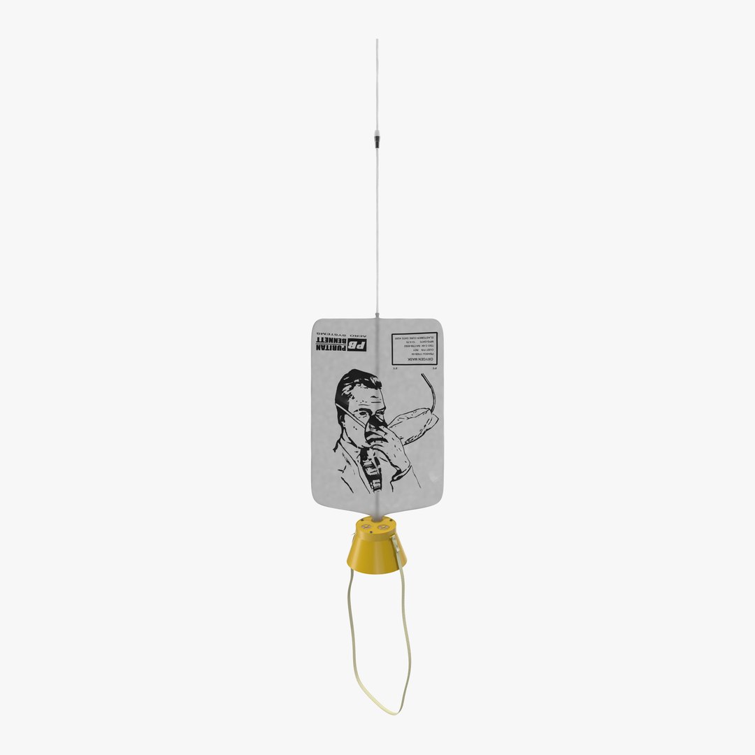 Airplane Oxygen Mask 3D model preview