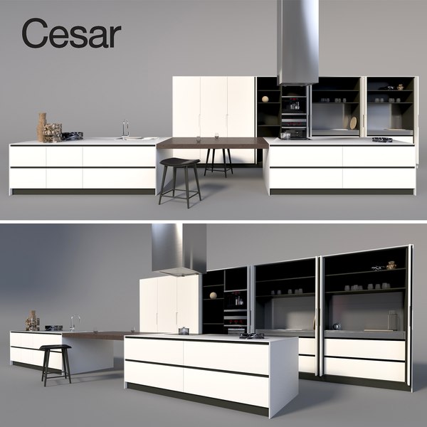 Cesar Maxima 2.2 kitchen3Dモデル - TurboSquid 1161474