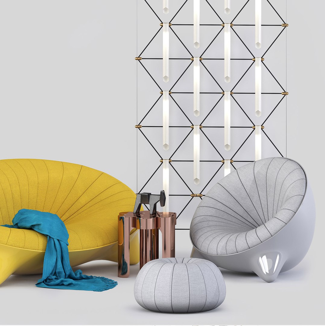 3D Sofa Noun Alexandre Boucher Model TurboSquid 1338273