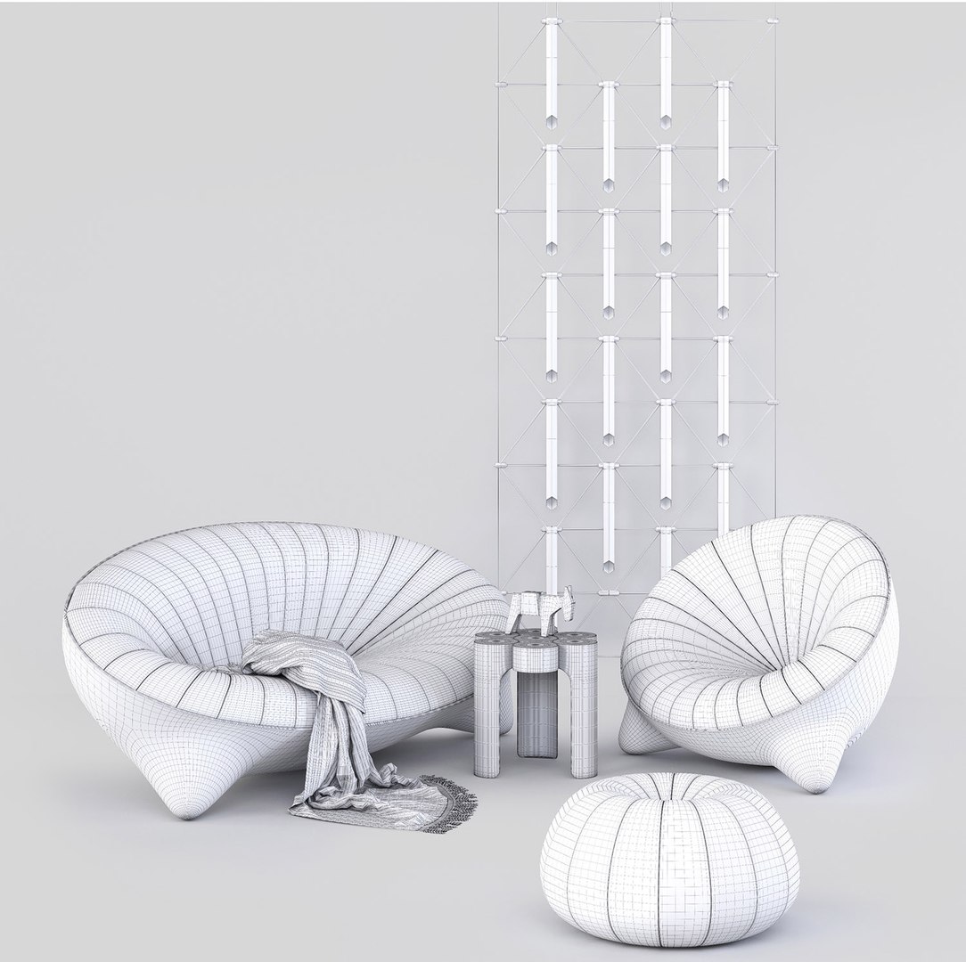 3D Sofa Noun Alexandre Boucher Model TurboSquid 1338273