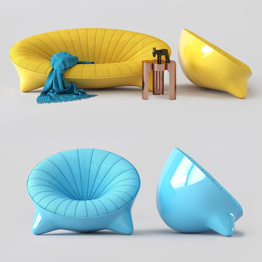 3D Sofa Noun Alexandre Boucher Model TurboSquid 1338273