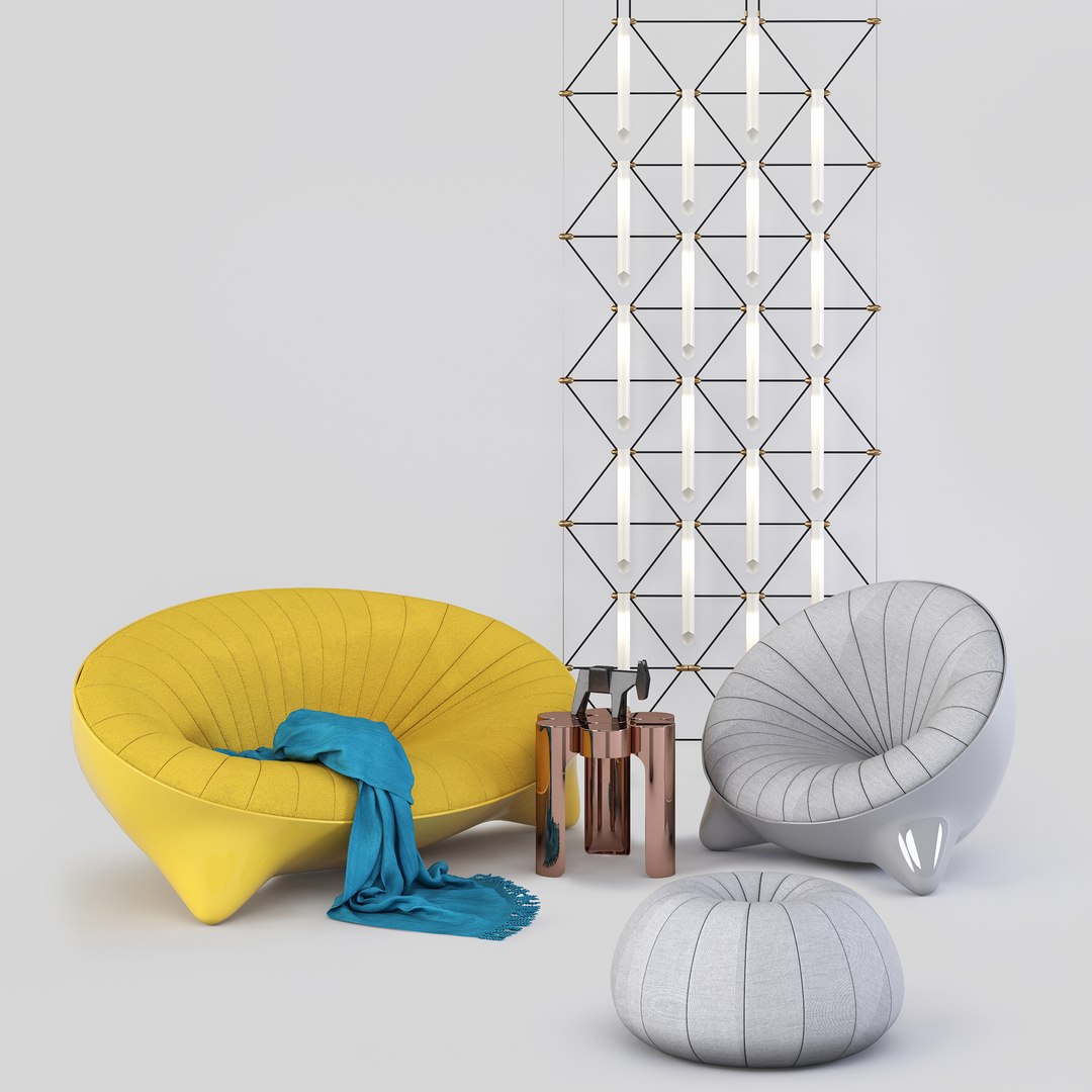 3D Sofa Noun Alexandre Boucher Model TurboSquid 1338273