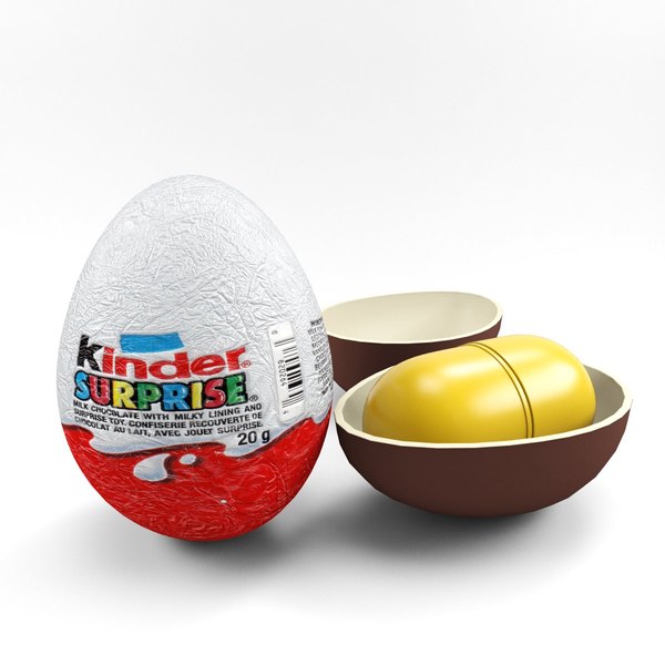 kinder surprise 3d model