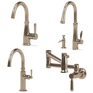 3D KOHLER kitchen faucets collection