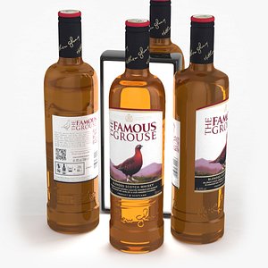 3D Alcohol Bottle The Famous Grouse Blended Scotch Whisky 700ml 2024