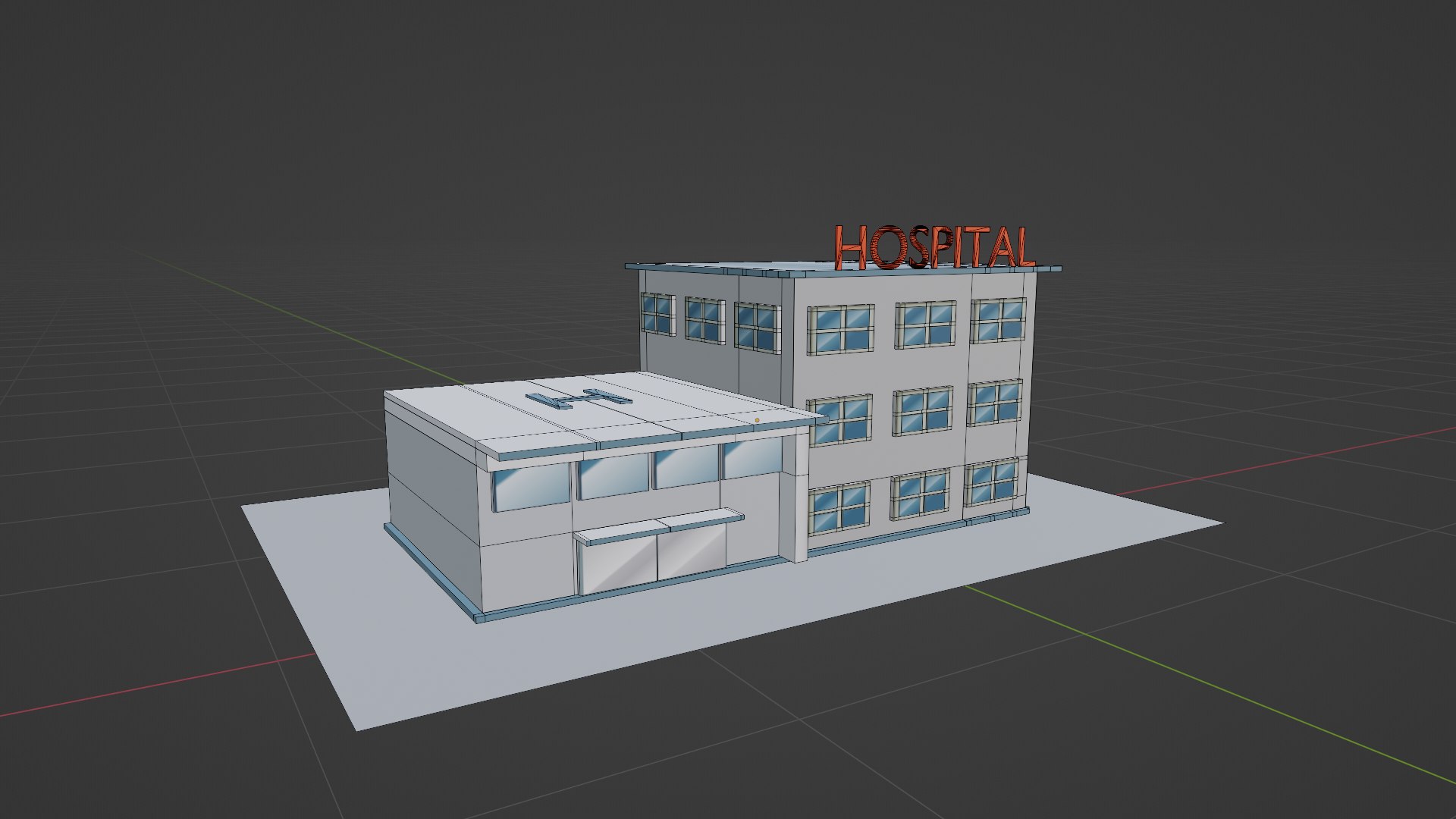 Hospital 3D Model - TurboSquid 2132180