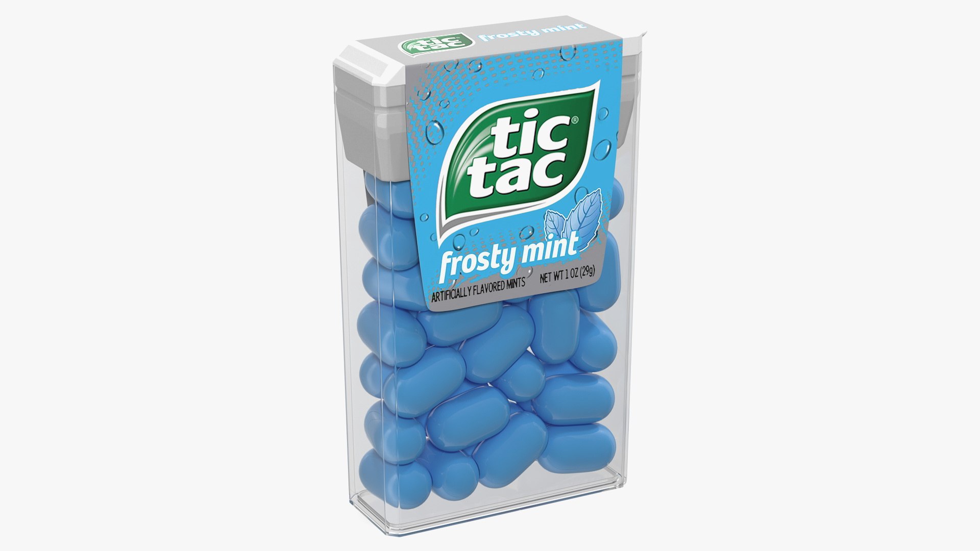Tic Tac Frosty Mint Flavored Mints 3D model preview