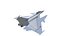 Avión de combate Rafale Jet Modelo 3D de baja poli