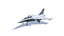 Avión de combate Rafale Jet Modelo 3D de baja poli