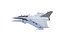 Avión de combate Rafale Jet Modelo 3D de baja poli