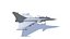 Avión de combate Rafale Jet Modelo 3D de baja poli