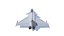 Avión de combate Rafale Jet Modelo 3D de baja poli