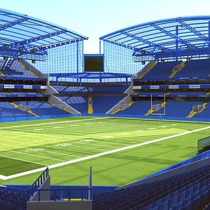 American Football Big Stadium