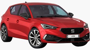 3D realistic seat leon 2020 model