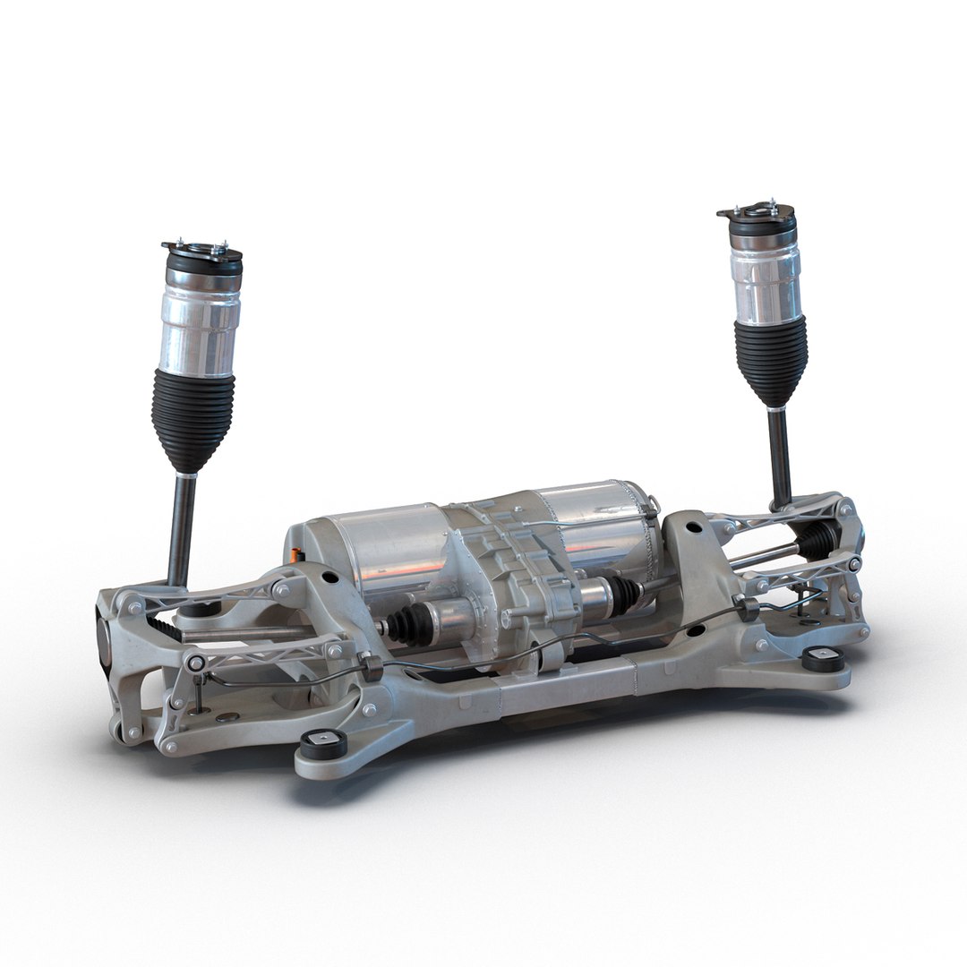 Tesla Model S Back Axle 2 3D model preview
