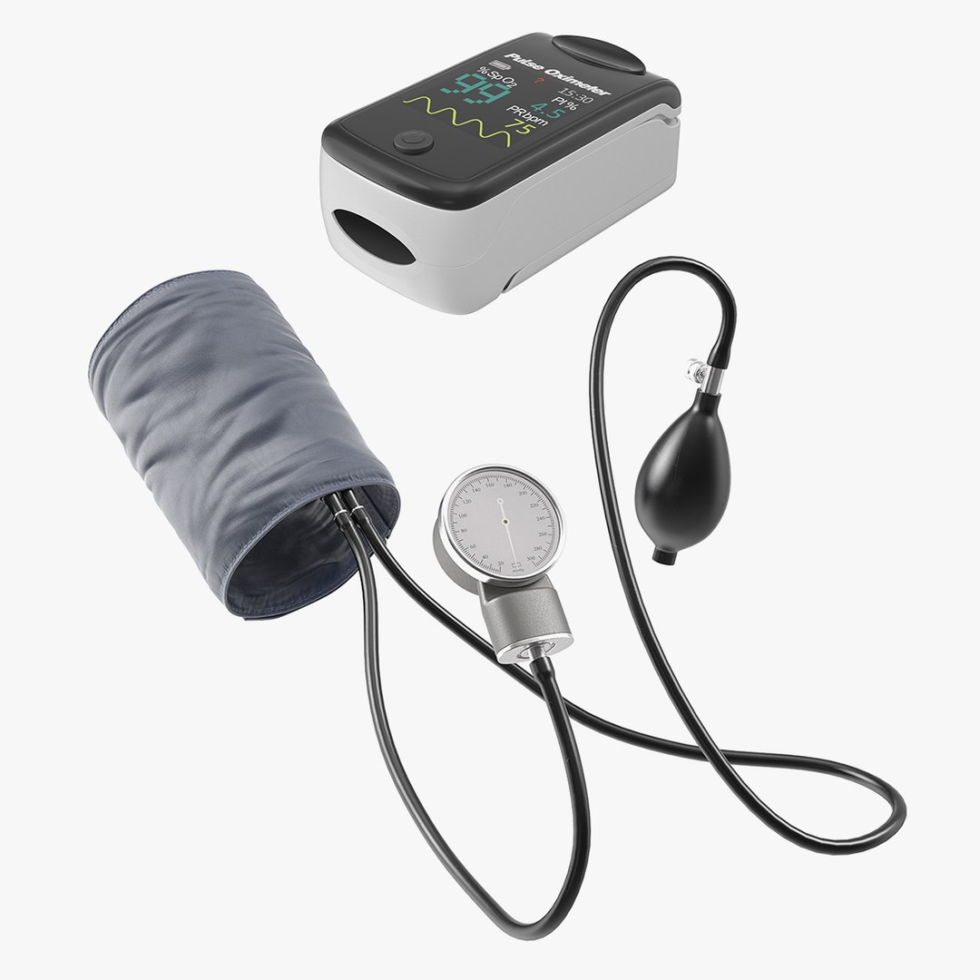 Blood Pressure Monitors Collection 3D model preview