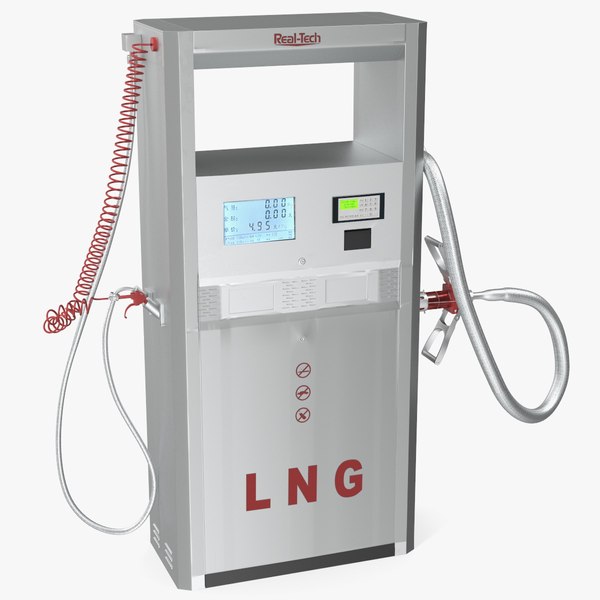 LNG Fuel Dispenser Station 3D