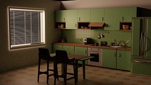 wood kitchen