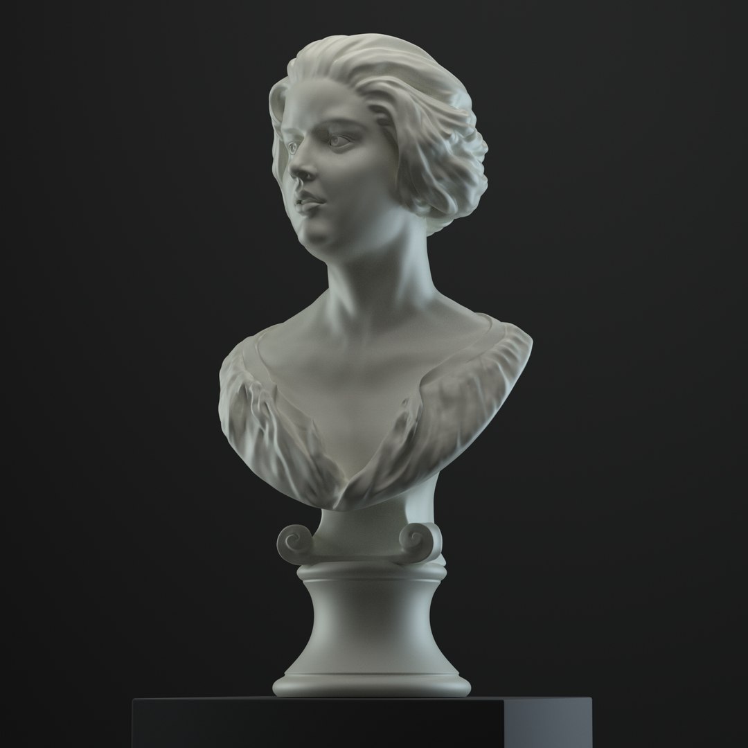 Bust sculpt model - TurboSquid 1390281