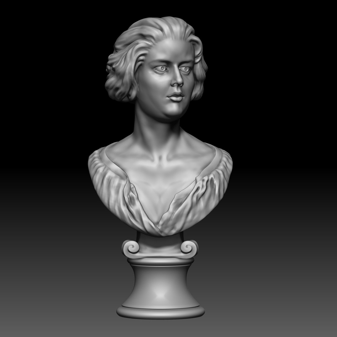 Bust Sculpt Model - Turbosquid 1390281