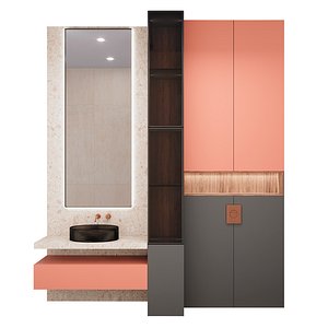 3D Bathroom Furniture 2 model