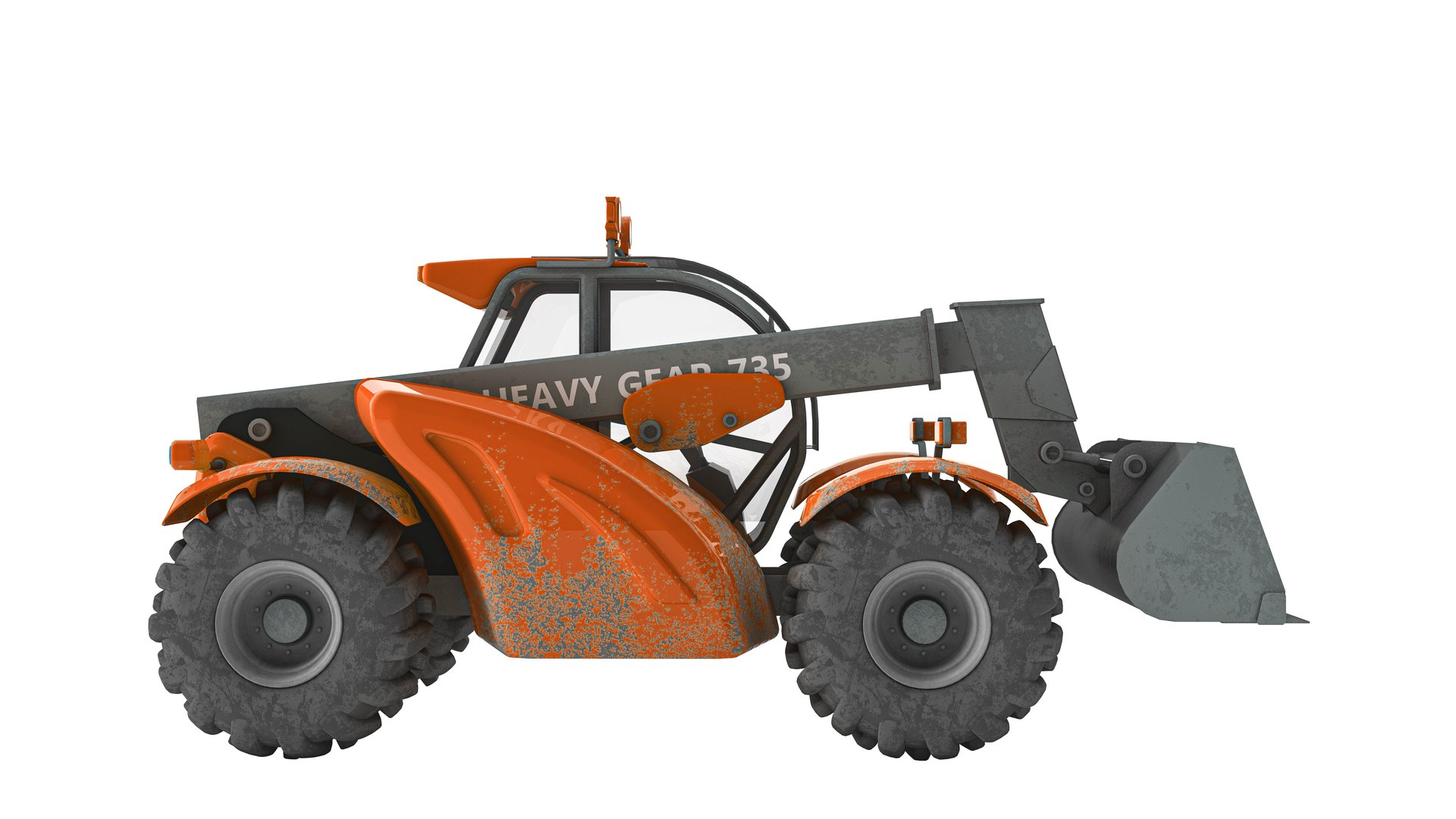 3D Model Telescopic Handler Loader - TurboSquid 2227109