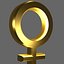 Signo femenino de oro