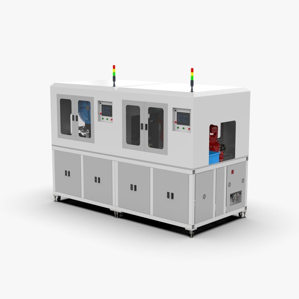 modelo 3d Automatic Wire Processing Machine - TurboSquid 2040822