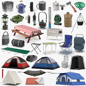 Camping Equipment Collection 4