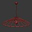 Vintage lampshade in natural rattan