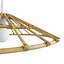 Vintage lampshade in natural rattan