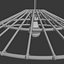 Vintage lampshade in natural rattan