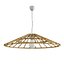 Vintage lampshade in natural rattan