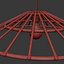 Vintage lampshade in natural rattan